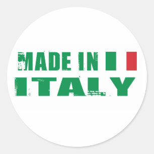 Made in Italy Classic Round Sticker