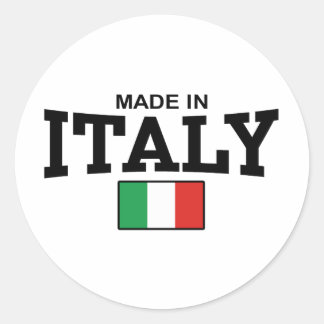 Made in Italy Classic Round Sticker