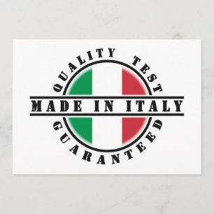 Made In Italy Invitations