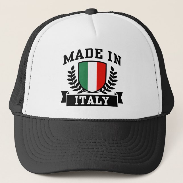 Made in Italy Trucker Hat (Front)