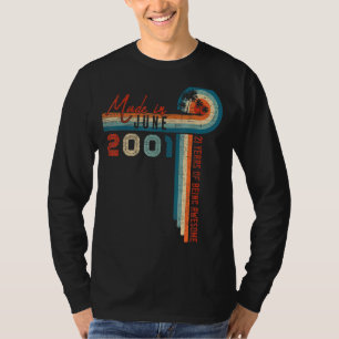 Made In June 2001 21 Birthday 21 Year Old Vintage T-Shirt
