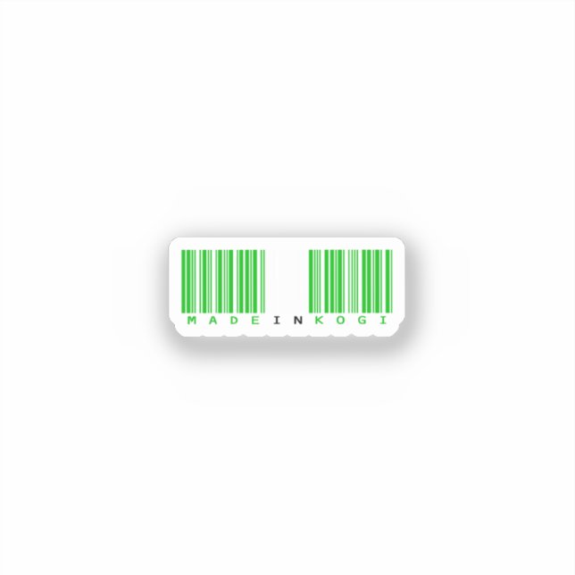 Made in Kogi State Barcode Flag (Front)