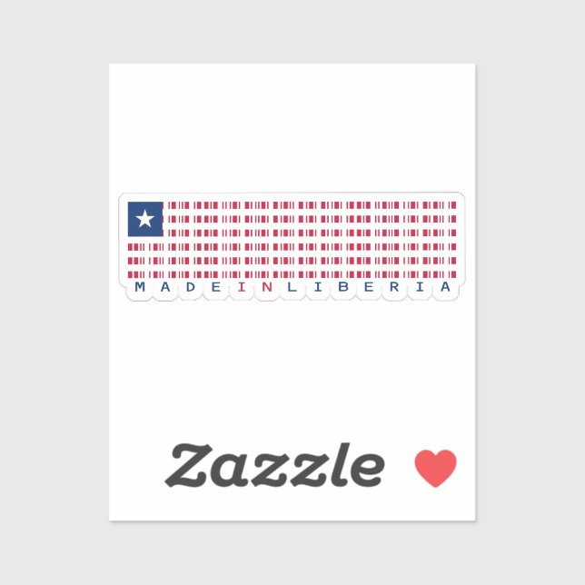 Made in Liberia – Bold Heritage Sticker (Sheet)