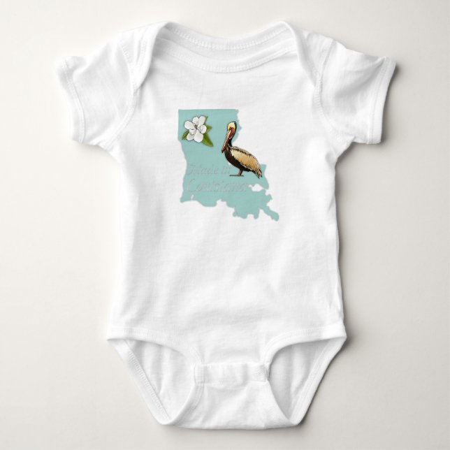 Made in Louisiana Infant Creeper (Front)