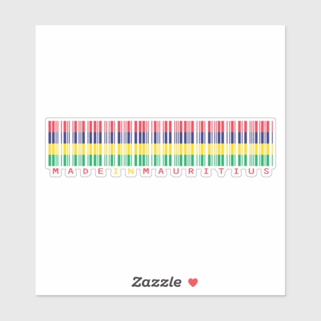 Made in Mauritius – Island Pride Sticker (Sheet)