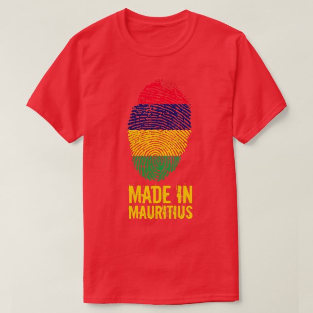 Made in Mauritius T-Shirt (Design Front)