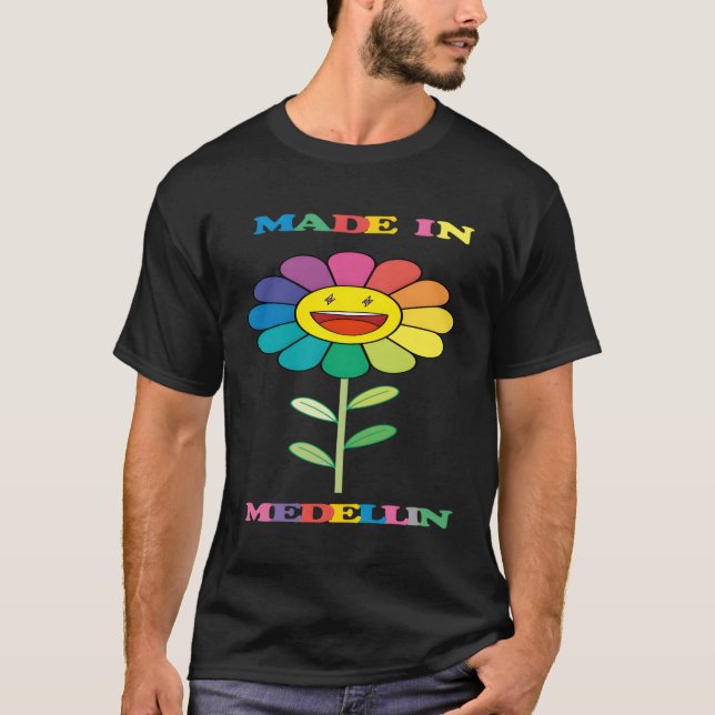 Made In Medellin Natur Colombia T-Shirt (Front)