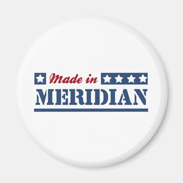 Made in Meridian ID Magnet (Front)