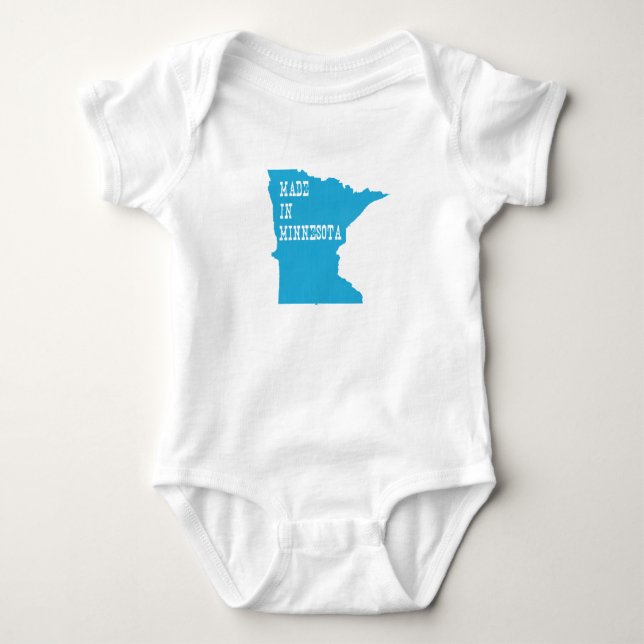 Made In Minnesota Baby Bodysuit (Front)