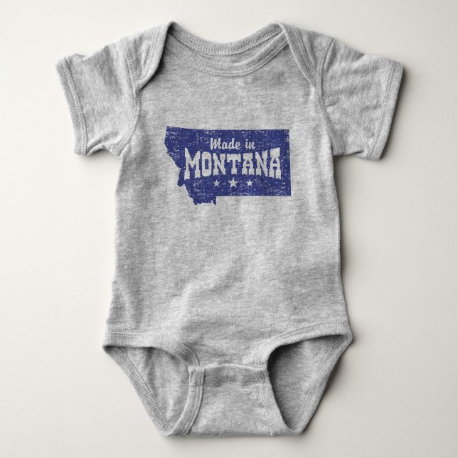 Made In Montana Baby Bodysuit (Front)