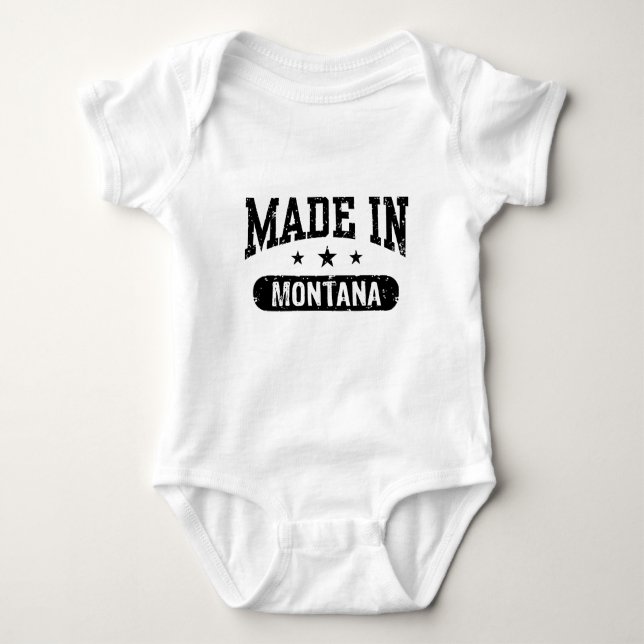 Made In Montana Baby Bodysuit (Front)