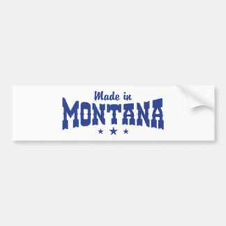 Made In Montana Bumper Sticker