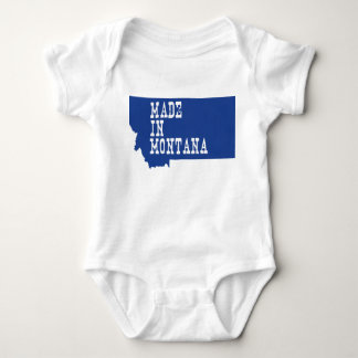 Made In Montana Shaped Infant Montanan Big Sky Baby Bodysuit