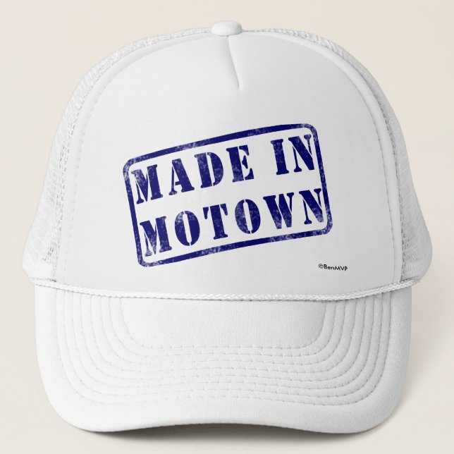 Made in Motown Trucker Hat (Front)