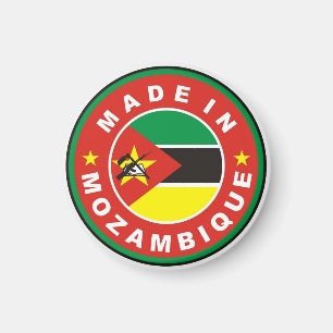 made in mozambique country flag product label magnet
