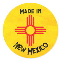 Made in New Mexico State Flag Zia Sun