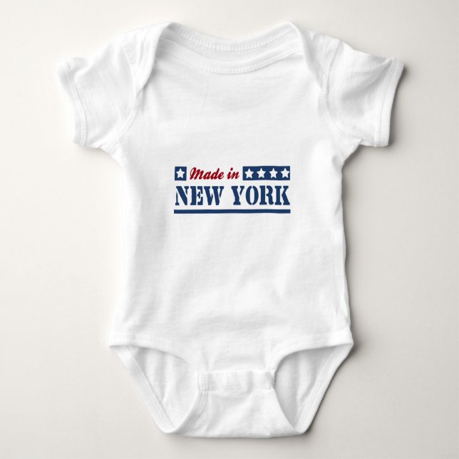 Made in New York Baby Bodysuit (Front)