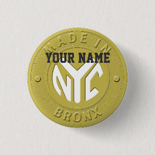 Made In New York Bronx 3 Cm Round Badge