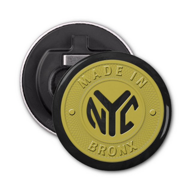 Made In New York Bronx Bottle Opener (Front)