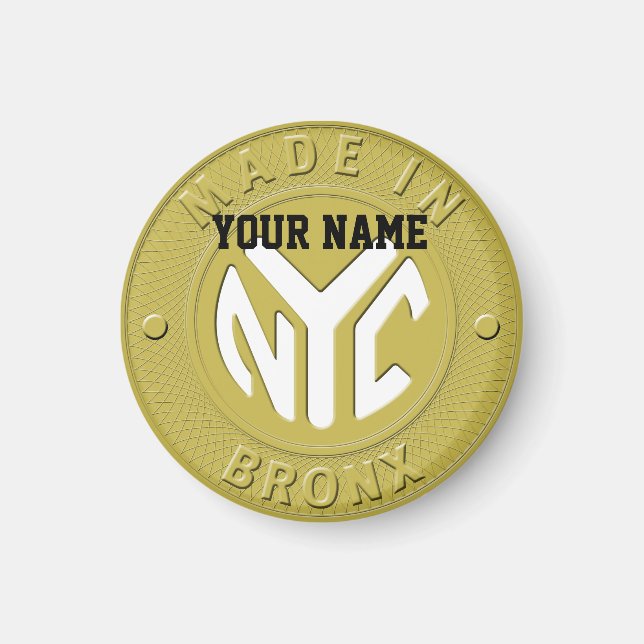 Made In New York Bronx Magnet (Front)