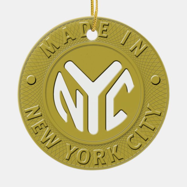 Made in New York City Ornament (Front)