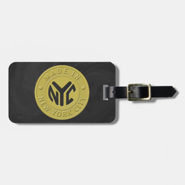 Made In New York Luggage Tag (Front Horizontal)