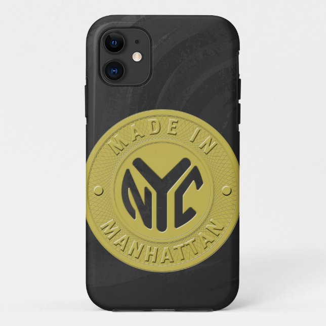 Made In New York Manhattan Case-Mate iPhone Case (Back)