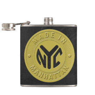 Made In New York Manhattan Hip Flask