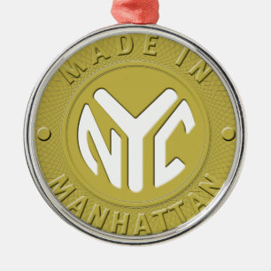 Made In New York Manhattan Metal Tree Decoration