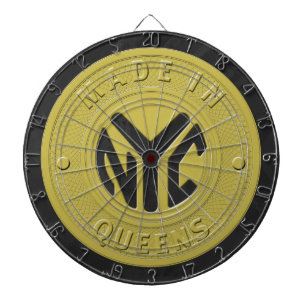 Made In New York Queens Dartboard