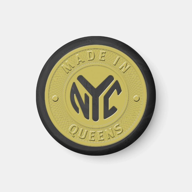 Made In New York Queens Magnet (Front)