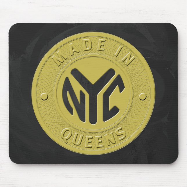 Made In New York Queens Mouse Mat (Front)