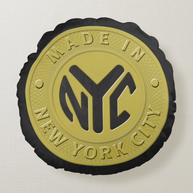 Made In New York Round Cushion (Front)