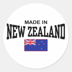 Made In New Zealand Classic Round Sticker