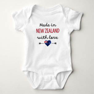 Made in New Zealand with Love Baby Bodysuit