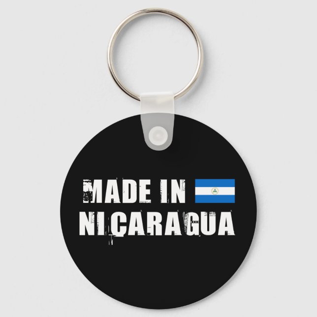 Made in Nicaragua Key Ring (Front)