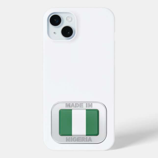 Made in Nigeria Case-Mate iPhone Case (Back)