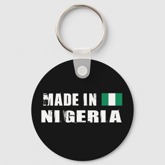 Made in Nigeria Key Ring (Front)