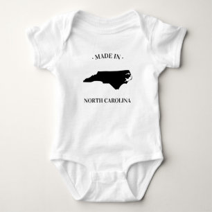 Made in North Carolina NC Baby Bodysuit