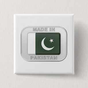 Made in Pakistan 15 Cm Square Badge