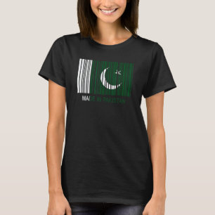 Made in Pakistan Flag Barcode T-Shirt