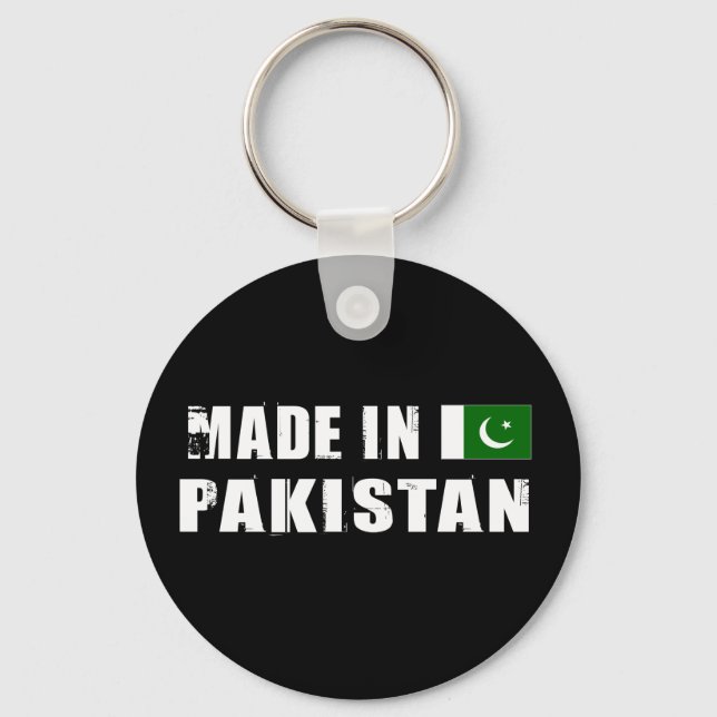Made in Pakistan Key Ring (Front)