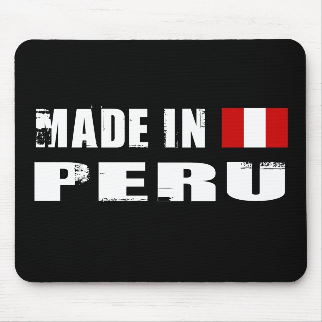 Made in Peru Mouse Mat (Front)