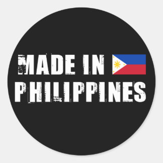 Made in Philippines Classic Round Sticker