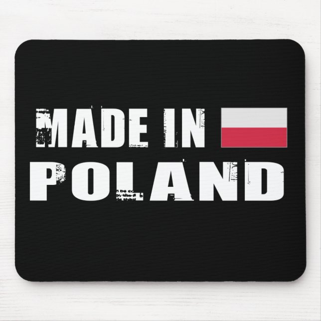Made in Poland Mouse Mat (Front)