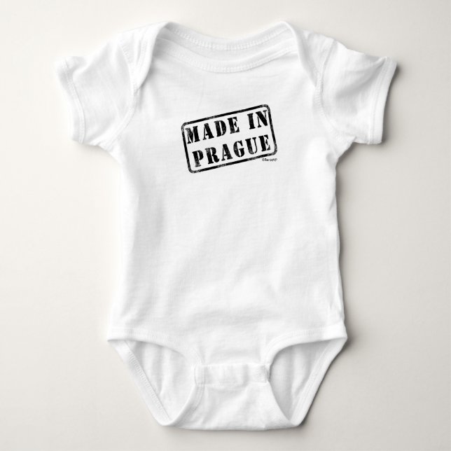 Made in Prague Baby Bodysuit (Front)