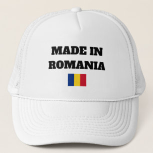 Made in Romania and flag Trucker Hat