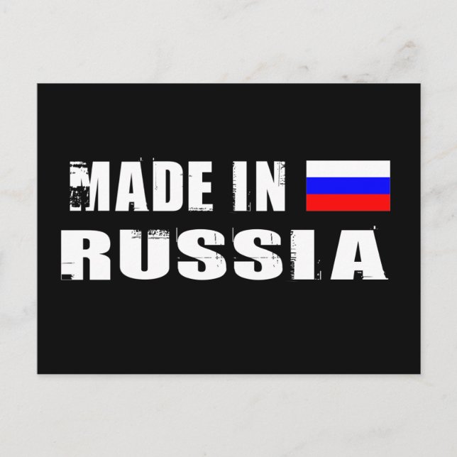 Made in Russia Postcard (Front)