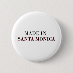 Made In Santa Monica 6 Cm Round Badge