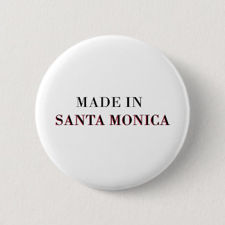 Made In Santa Monica 6 Cm Round Badge